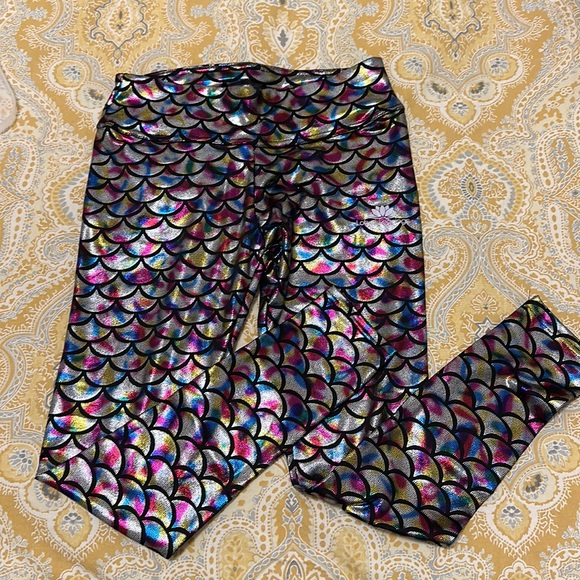Lotus Leggings Mermaid Leggings - Picture 1 of 3